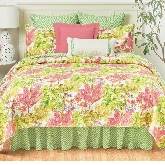 C & F Twin Quilt Set NEW MOANA Tropical L👀K - Picture 2 of 12